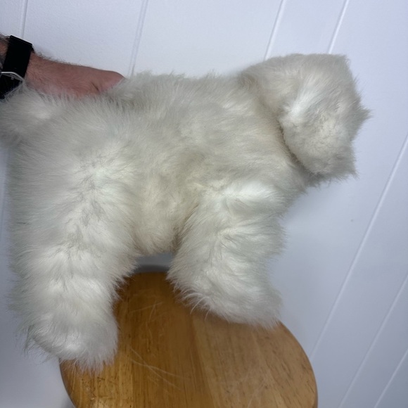 TY Classic 1989 Max White Fluffy Dog Maltese Stuffed Animal Plush - Picture 7 of 10